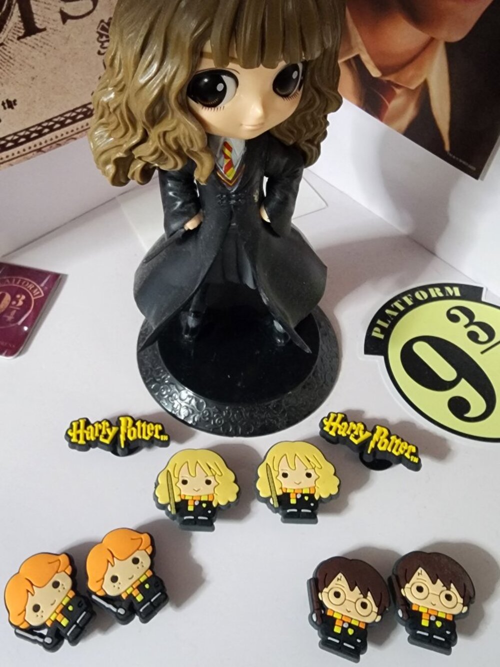 Harry Potter Jibbitz Shoe Charms Lot 8pc Trio Set - Picture 2 of 3